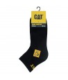 Multipack 3 Calcetines cortos de hombres mezclado algodón color negro antracita CATU0085 - Cat