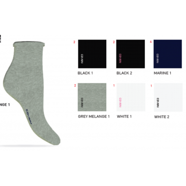 Packaging 12 pairs Women's Court Socks - ENRICO COVERI