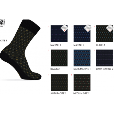 Pack 12 pairs Long socks Man SUMMER LINE - ENRICO COVERI