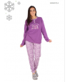 Women's pajamas Serafino Interlock 23D60005 - KISSIMO