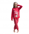 Weihnachts-Interlock-Pyjama für Teenager-Mädchen 23D90952 - KISSIMO