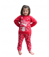 Weihnachts-Interlock-Pyjama für Mädchen 23D90452 - KISSIMO