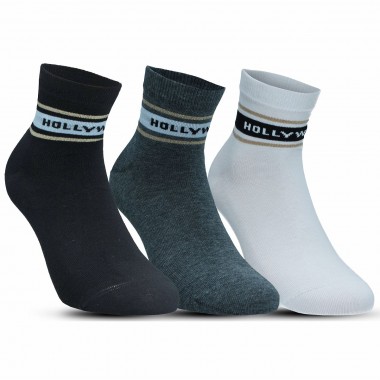 Multipack 3 Damen Socken Quarter HLM00031 - HOLLYWOOD