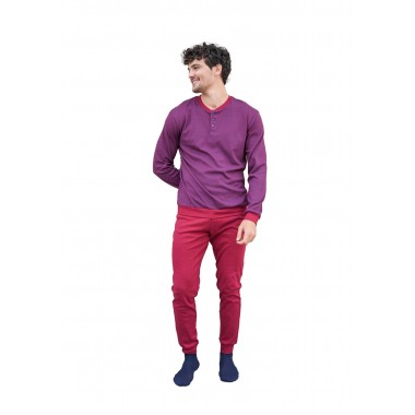 Pyjama homme Serafino Interlock 23U00012 - KISSIMO