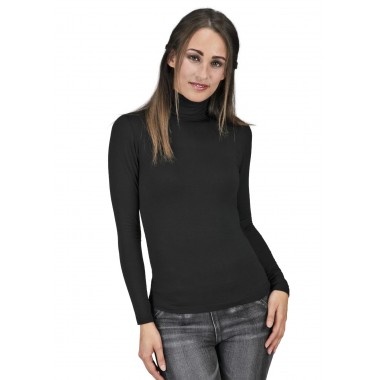 Damen Pullover M/L Viskose Schildkrötehals 62894 -Ja- ANTONELLA