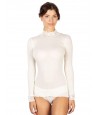 Plissee-Rollkragenpullover für Damen 304 - EGI