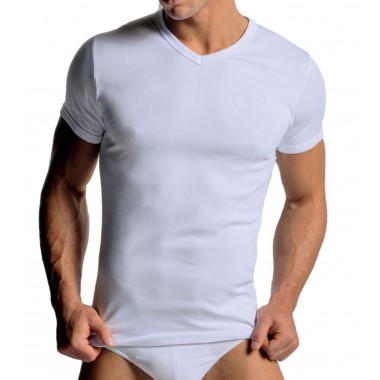 Confección 3 Camiseta Hombre v-neck algodón Interlock blanco negro y surtido B2Y112 - Navigate