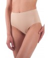 Lot de 3 jupes-culottes femme taille haute en microfibre blanc, noir et naturel 017 - Magnifique