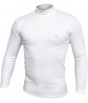 Lupetto Man elasticized color white and black B2Y115 - Navigate