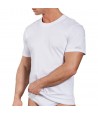 3er-Pack Herren-T-Shirts aus Baumwolljersey mit Rundhalsausschnitt in Schwarz und Weiß B2Y513 – Navigare