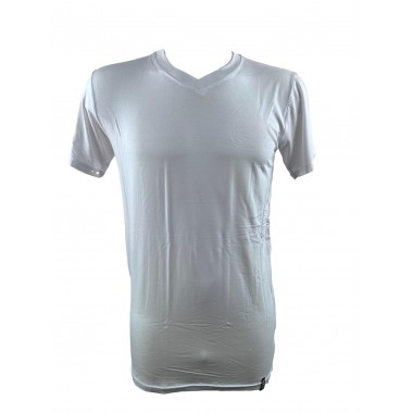Men's T-Shirt V Short Sleeve Bambooo Viscosa XM 641 SCOLLO V M/M - EXES