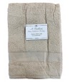 Paire de serviettes de bain 1+1 en 100% coton 550 gr fabrication artisanale I COORDINABILI