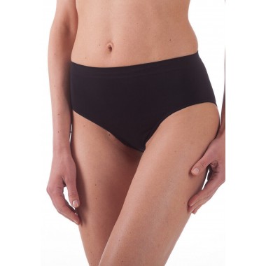 Pack 3 Damen Brief Midi High Life Mikrofaser in Naturweiß Farbe 025 - schön