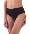 Pack 3 Damen Brief Midi High Life Mikrofaser in Naturweiß Farbe 025 - schön