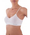 Brassiere donna anatomica microfiber colori bianco e nero 051 - Hermosa