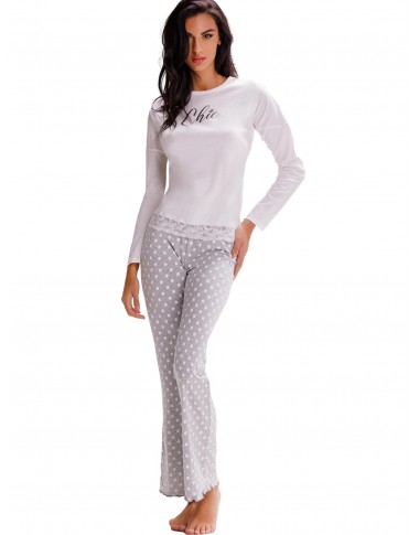 Femmes pyjama coton 76199 -...