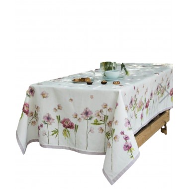 Couverture de table x 6 en coton fantaisie 150x180 ME1215 GIOIA - NEITH