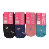 Pack 12 pares Corte Calcetines Mujer ABS tamaño no clip sólo colores surtidos Cherie - Enrico Coveri