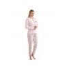 Frauen Pyjamas Serafino Baumwolle 24D91012 -Ja- KISSIMO