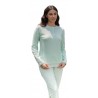 Damen Pyjamas Serafino Baumwolle 24D21000 - KISSIMO