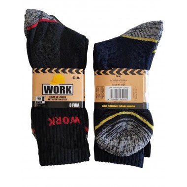 Multipack 3 courtes chaussettes 3070 SET 3 PZ - WORK