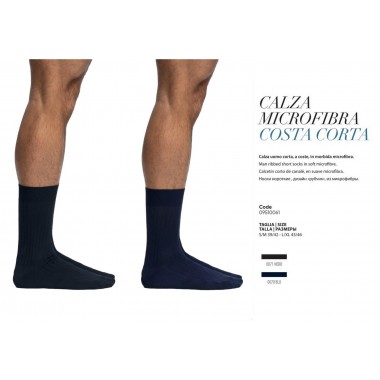 Pack 6 pares Calcetines Man Costa Microfiber 09510061 - POMPEA