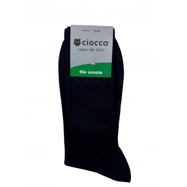 Pack 6 paires Chaussettes Man Wire d'Écosse Couleurs Noir et Gris 881/1 - CIOCCA