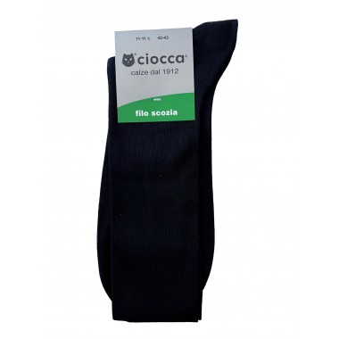 Pack 6 pairs Lengths Men's Strand of Scotland Colors Blue Black and Grey 881 - CIOCCA