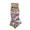 Pack 6 Paare Court Socken Frau Baumwolle Kunst. 010/2 - CIOCCA