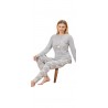 Damen Pyjamas Serafino Baumwolle 24D21011 - KISSIMO