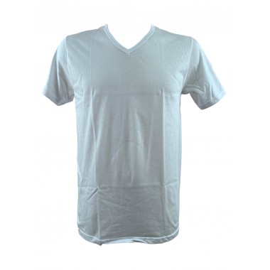Confezione 3 T-shirt Uomo in cotone scollo a v colori bianco nero PC Siviglia - Pierre Cardin