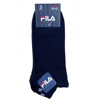 Invisible Unisex Unisex 3 pairs black and girgio set F9100 - Fila