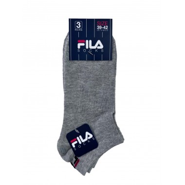 Invisible Unisex Unisex 3 pairs black and girgio set F9100 - Fila