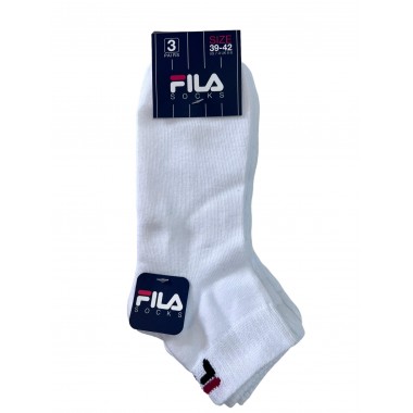 Multipack 3 Paare Sport unisex kurze Baumwolle schwarz grau und blau F9300 - Fila