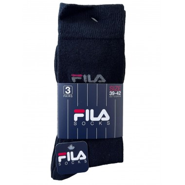 Pack 3 stockings short sport Unisex white black grey F9630 - Fila