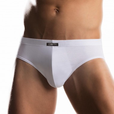 Pack de 3 coffrets de 2 slips homme en coton noir et blanc assortis 2396 - Cotonella