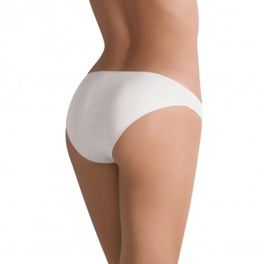 Multipack 3 slips femme en coton noir et blanc 3487 - Cotonella