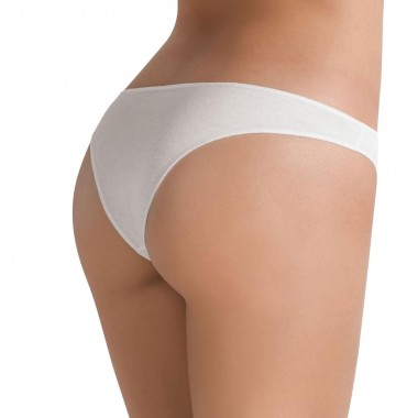 Multipack 3 Brasiliani midi femme coton blanc et noir 3490 - Cotonella