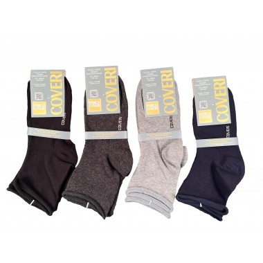 Pack 12 Paar Damen kurze warme Baumwolle Socken Größe einzigartig Mara - Enrico Coveri