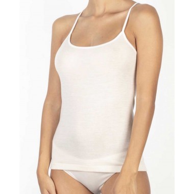 Women's Top Ribbed Ribbed Edge White and Black 140 - Egi