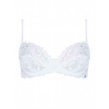 Soutien-gorge balcon noir et blanc 5002 amovible - Infiore