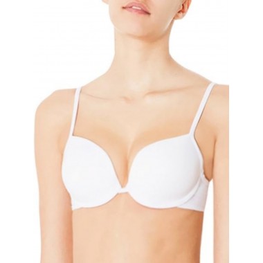 Reggiseno push up coppa graduata in cotone colori bianco e nero 2002 - Infiore