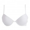 2002 black and white cotton graduated cup push up bra - Infiore