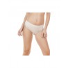 Pack 6 women's short waist briefs with lace inserts white and black 518 - Jadea