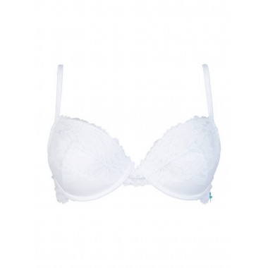 Bra push up cookies extraíbles colores negro blanco y gris melange 5003 - Infiore