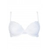 Bra push up cookies extraíbles colores negro blanco y gris melange 5003 - Infiore