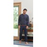 copy of Hombres pijamas Serafino Cotton 24U11020 - KISSIMO