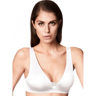 Soutien-gorge pour femmes sans couleurs rigides noir et nu Vela Extra - Lormar