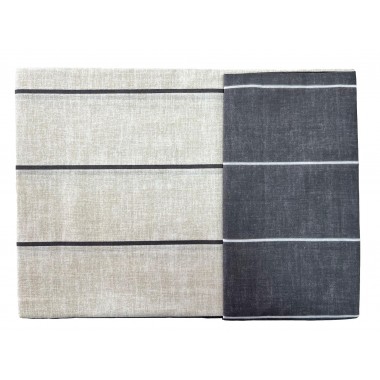 Pairs duvet a square measures 155x205 in cotton 100% octane grey dove Oslo