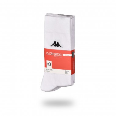 Multipack 3 pairs short man stockings in Jersey colors black and grey melange K546 - Kappa